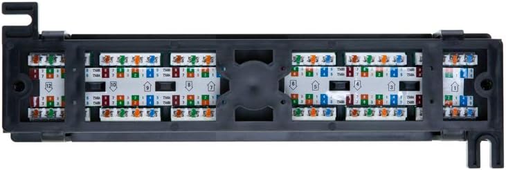 48-Port Cat5/5e Unshielded Wallmount Rackmount Patch Panel V262972