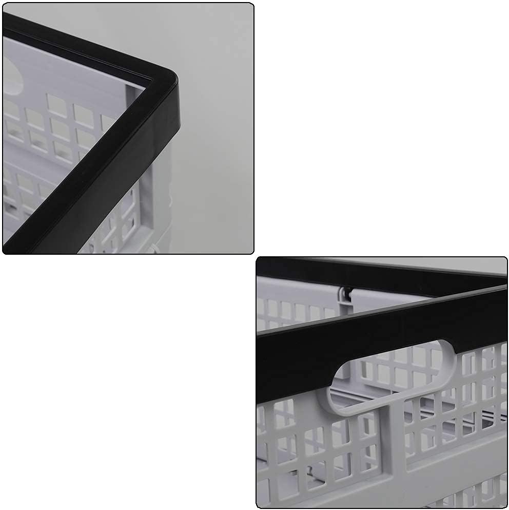 16 L Plastic Collapsible Storage Crate, 3 Packs A582