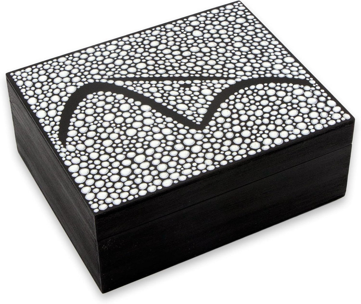 Azure Wood Jewelry Box D298792