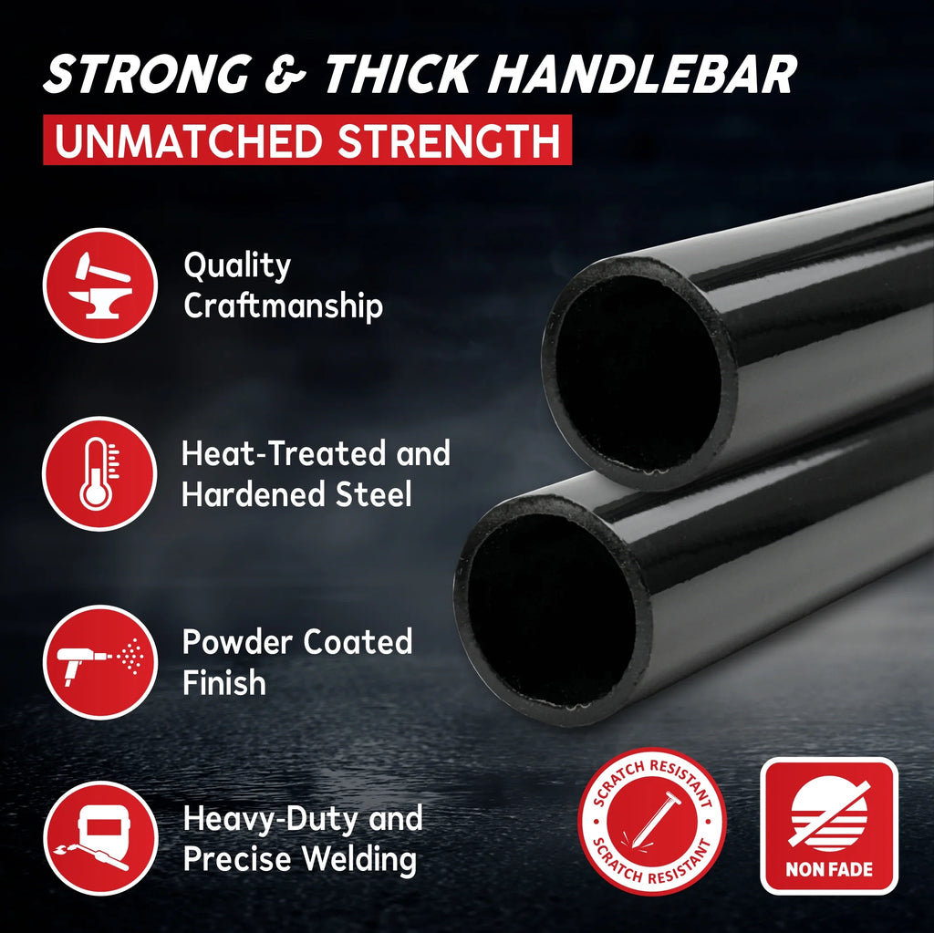 Black Z-Bar Handlebar 1 Inch V33404