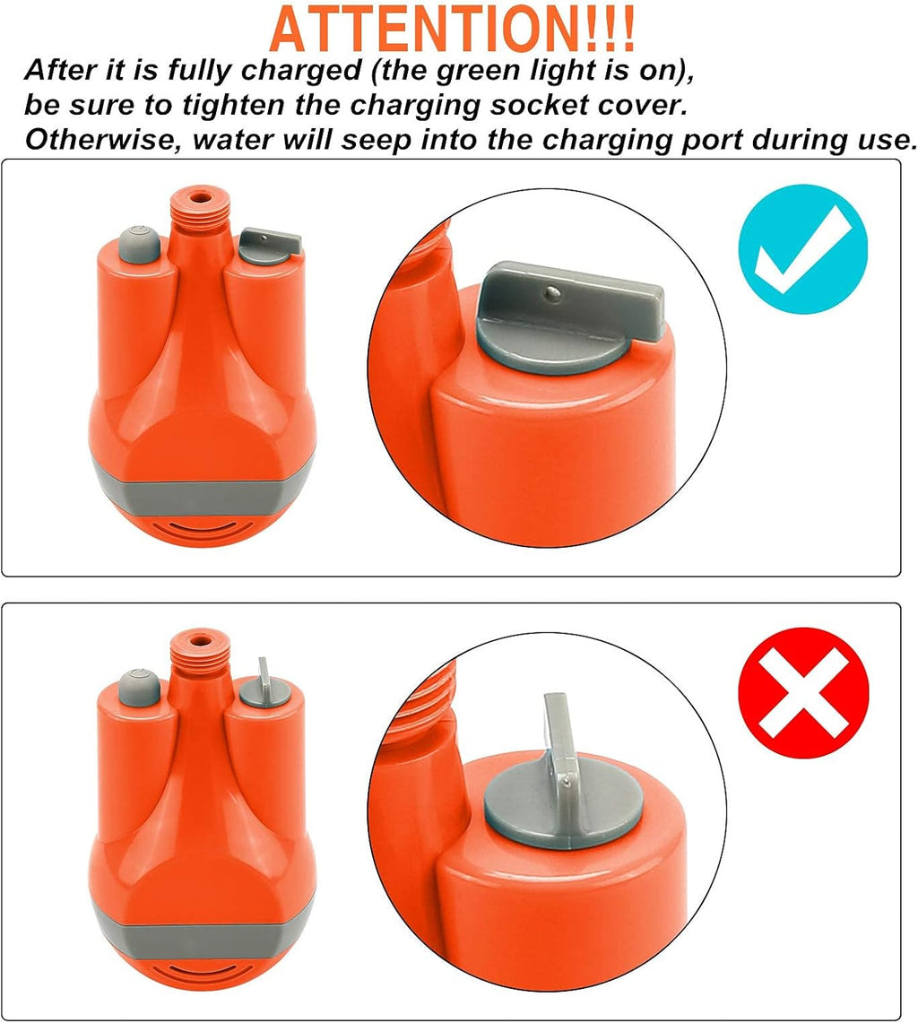 Portable Rechargeable Electric Camping Shower Pump E871