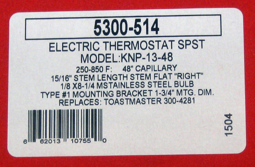 Electric Thermostat A9635