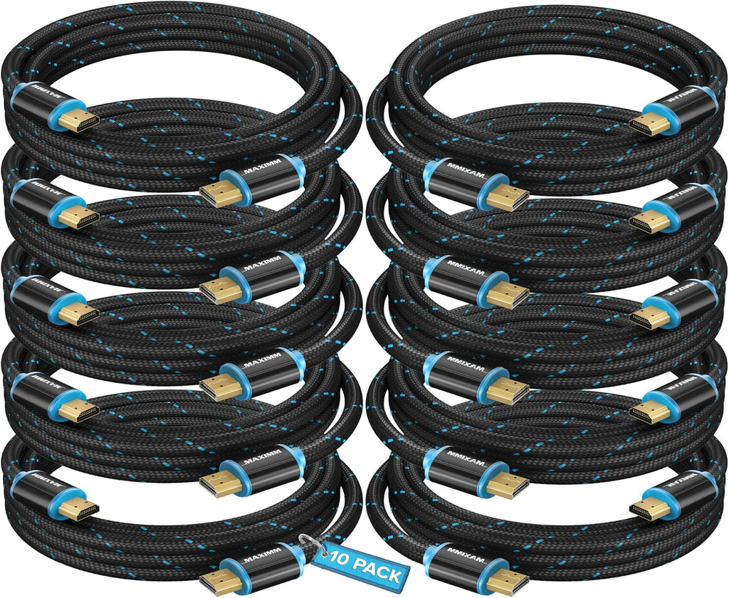 10 Pack 4K HDMI 2.0 Cable 6ft R45216