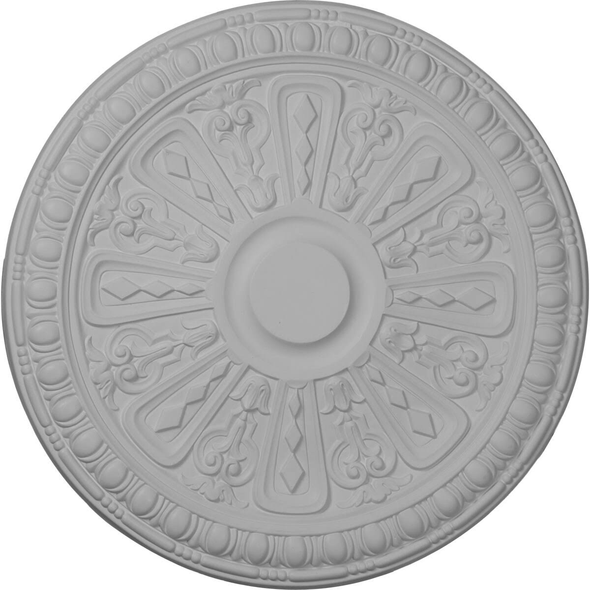 18x22OD x 1 1/4x22P Hand-Painted Ceiling Medallion D119789