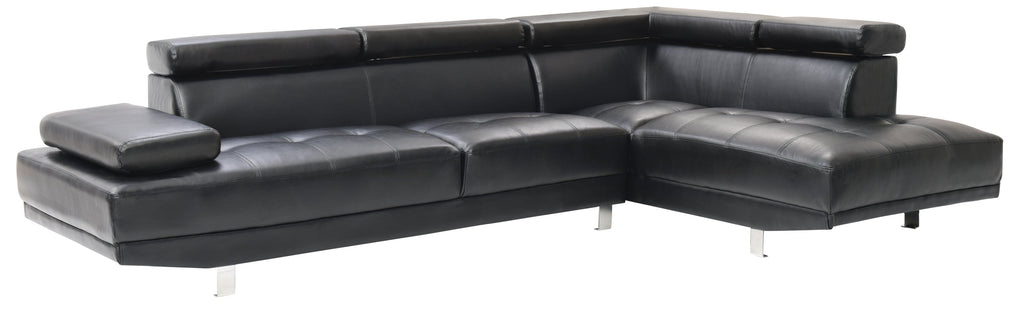 Black Sectional Sofa A3280