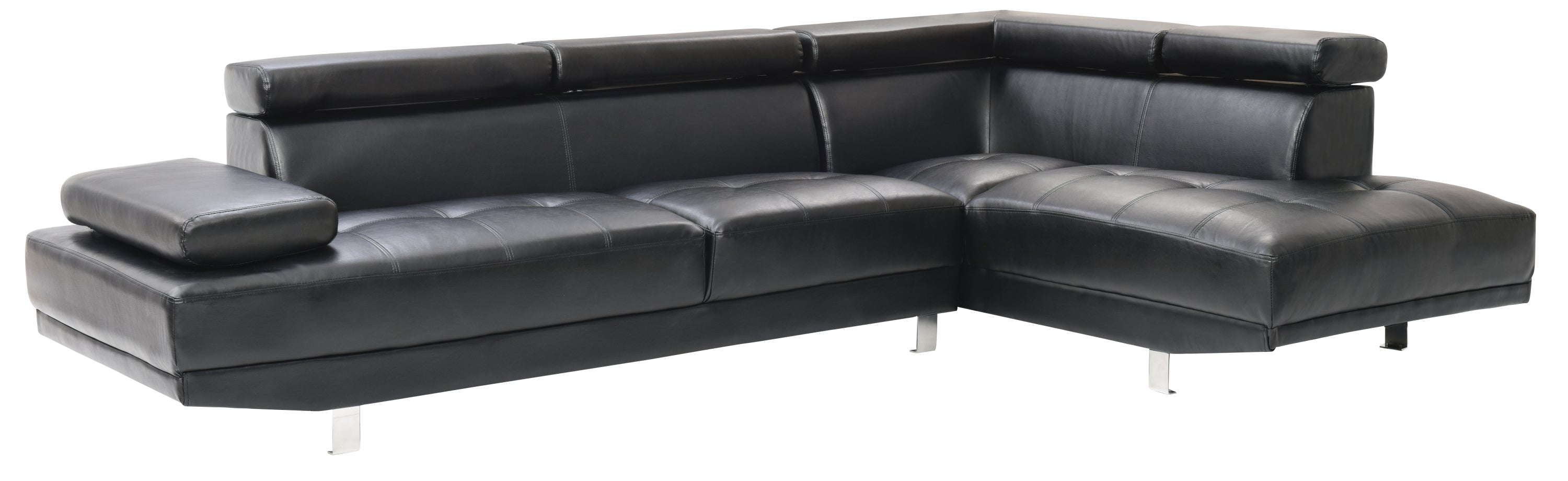 Black Sectional Sofa A3280