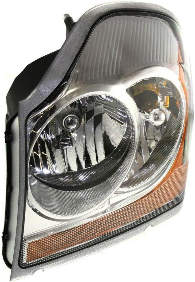 Passenger Side Headlight for Dodge Durango 2004 2005 N596