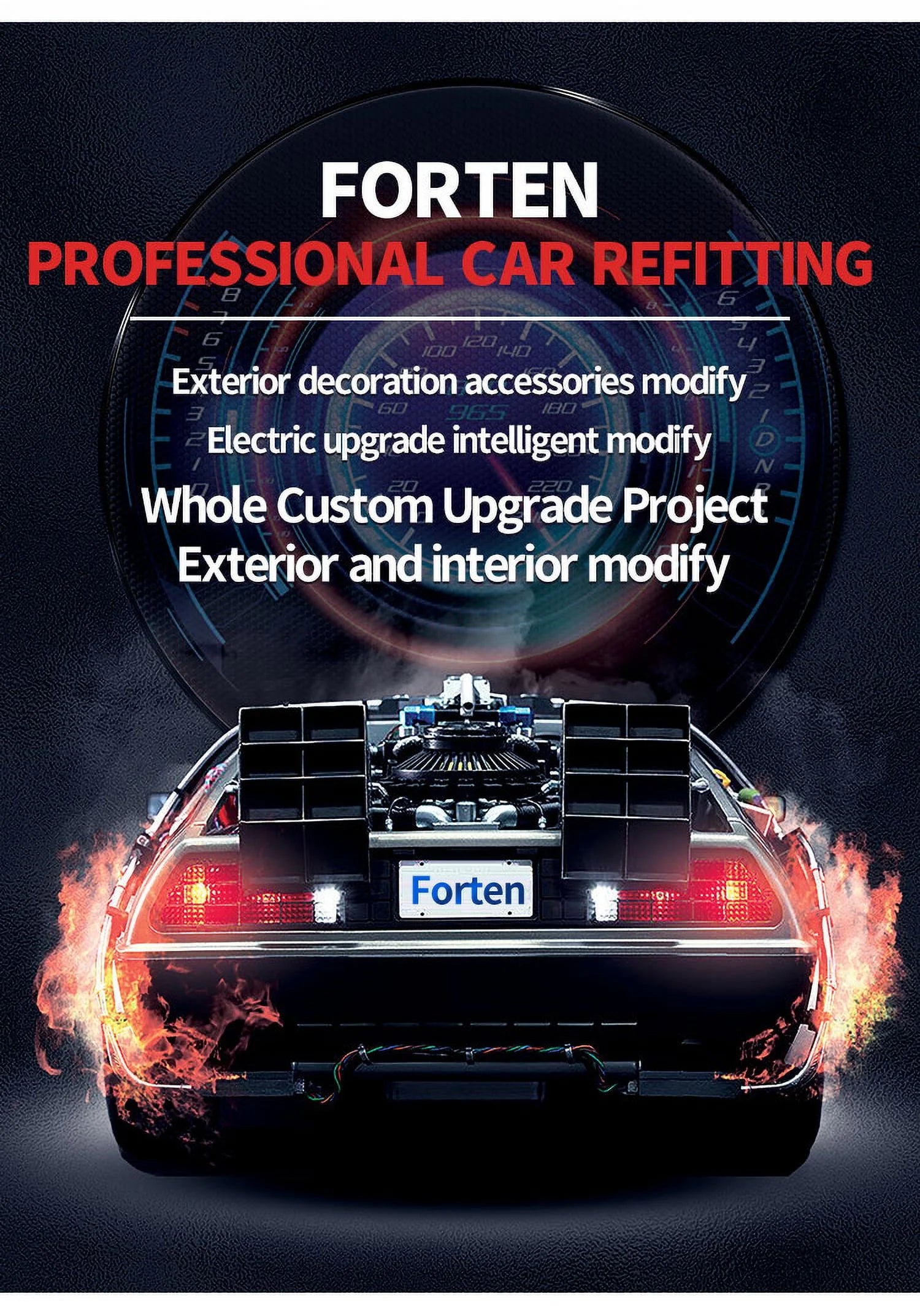 Carbon Fiber Universal Rear Trunk Spoiler Wing B837859