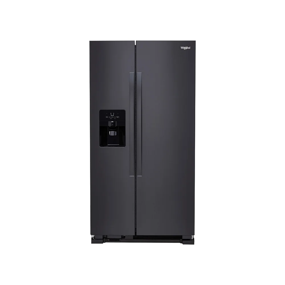 Freestanding Side by Side Refrigerator, 21.4 Cu. Ft. Total Capacity, Frameless Glass N839406