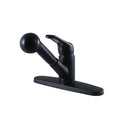Matte Black Single-Handle Pull-Out Kitchen Faucet U929