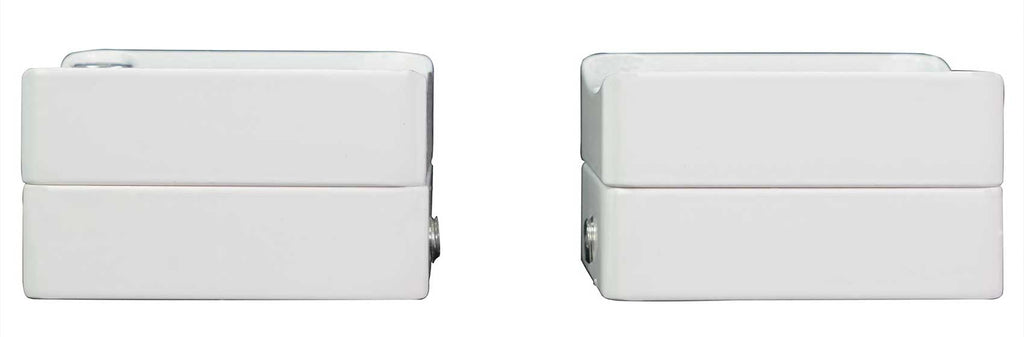 5.25" 360° Swivel White Aluminum Surface Mount Speaker Pods O406812
