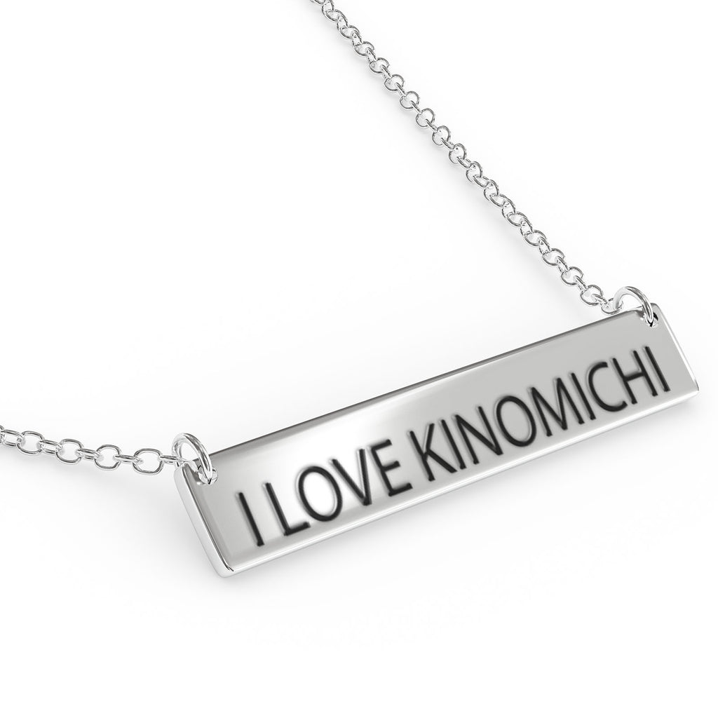 Sterling Silver Bar Pendant Necklace L431984
