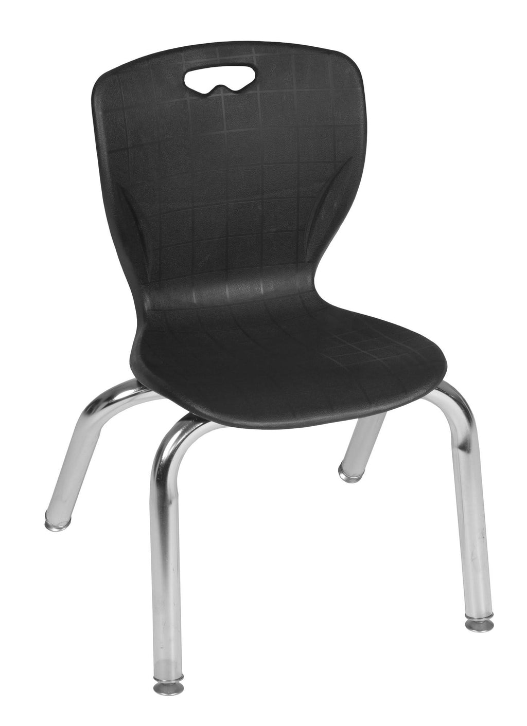 72x22 x 30x22 Height Adjustable Classroom Table - Mahogany & 2 Stack Chairs - Black E24567