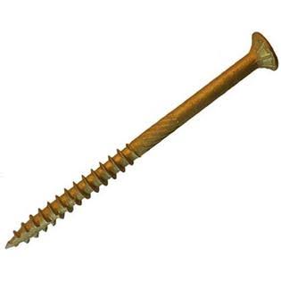 Bronze Star Drive Flat Head Wood Screw, 500-Pack U3077