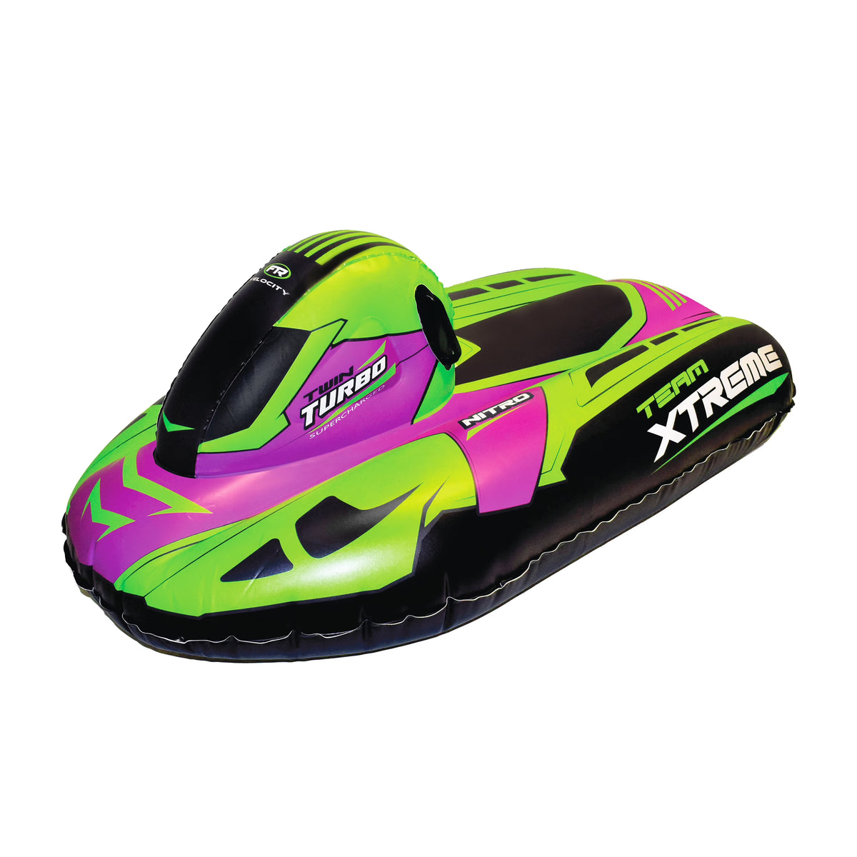 50” Inflatable Snowmobile Sled with Sturdy Handles A976