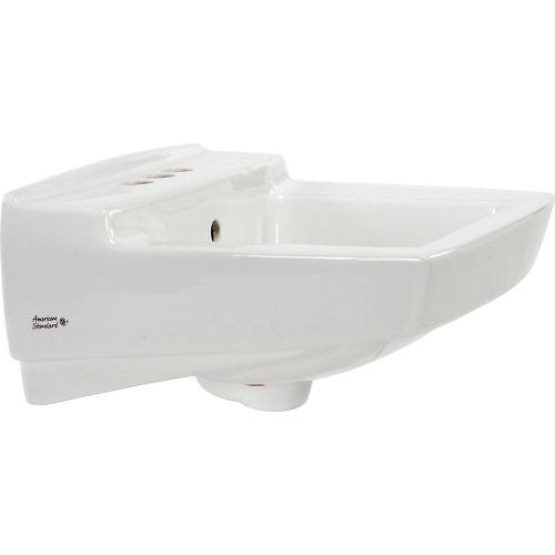 White Wall-Mount Sink H358