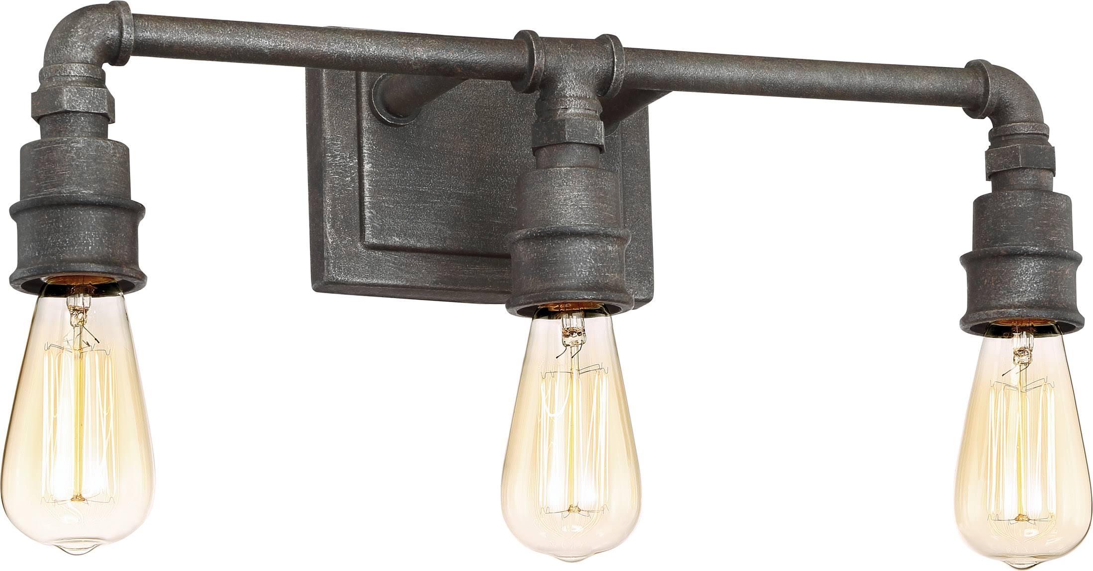 Rustic Black 3 Bath Light R735395