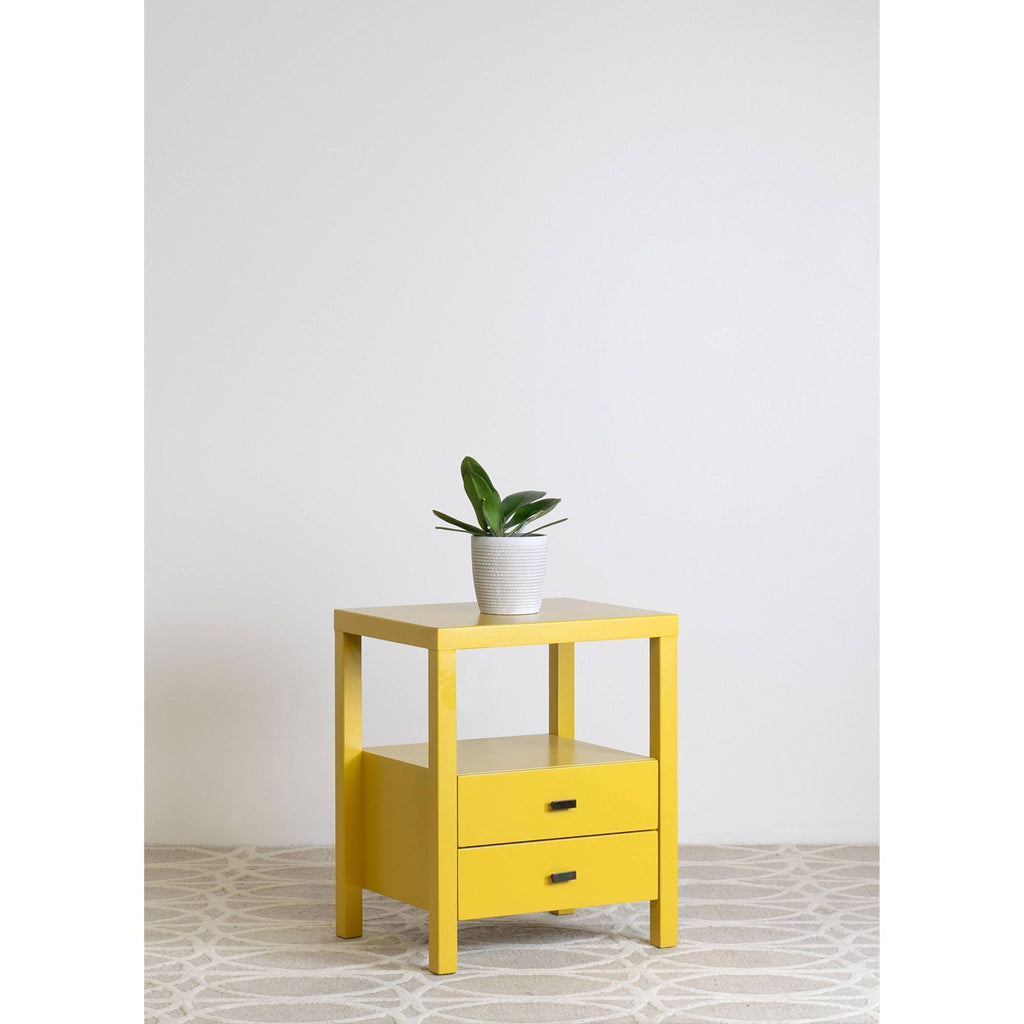 Yellow Acacia Accent Table P961406