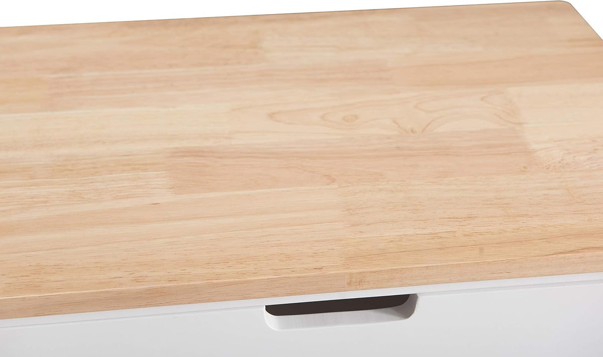 White Kitchen Cart V731336