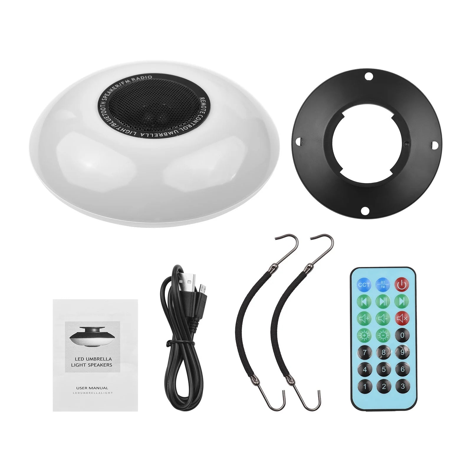 Rechargeable Cordless Patio Umbrella with Remote Z28548