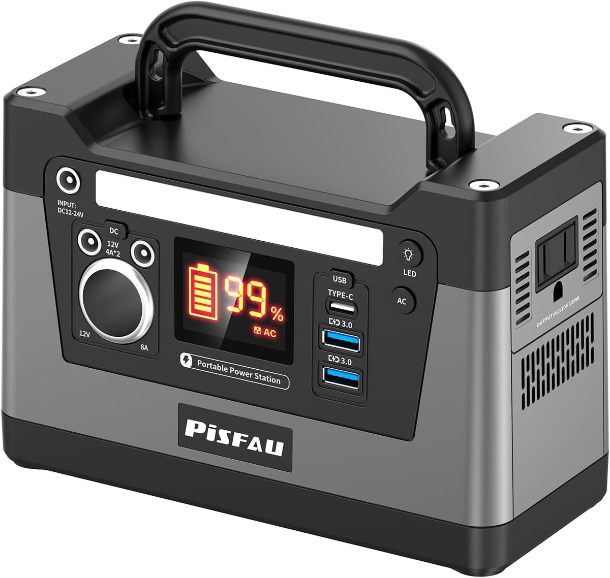 135Wh Portable Power Station Solar Generator Lithium Battery with AC Outlet X304