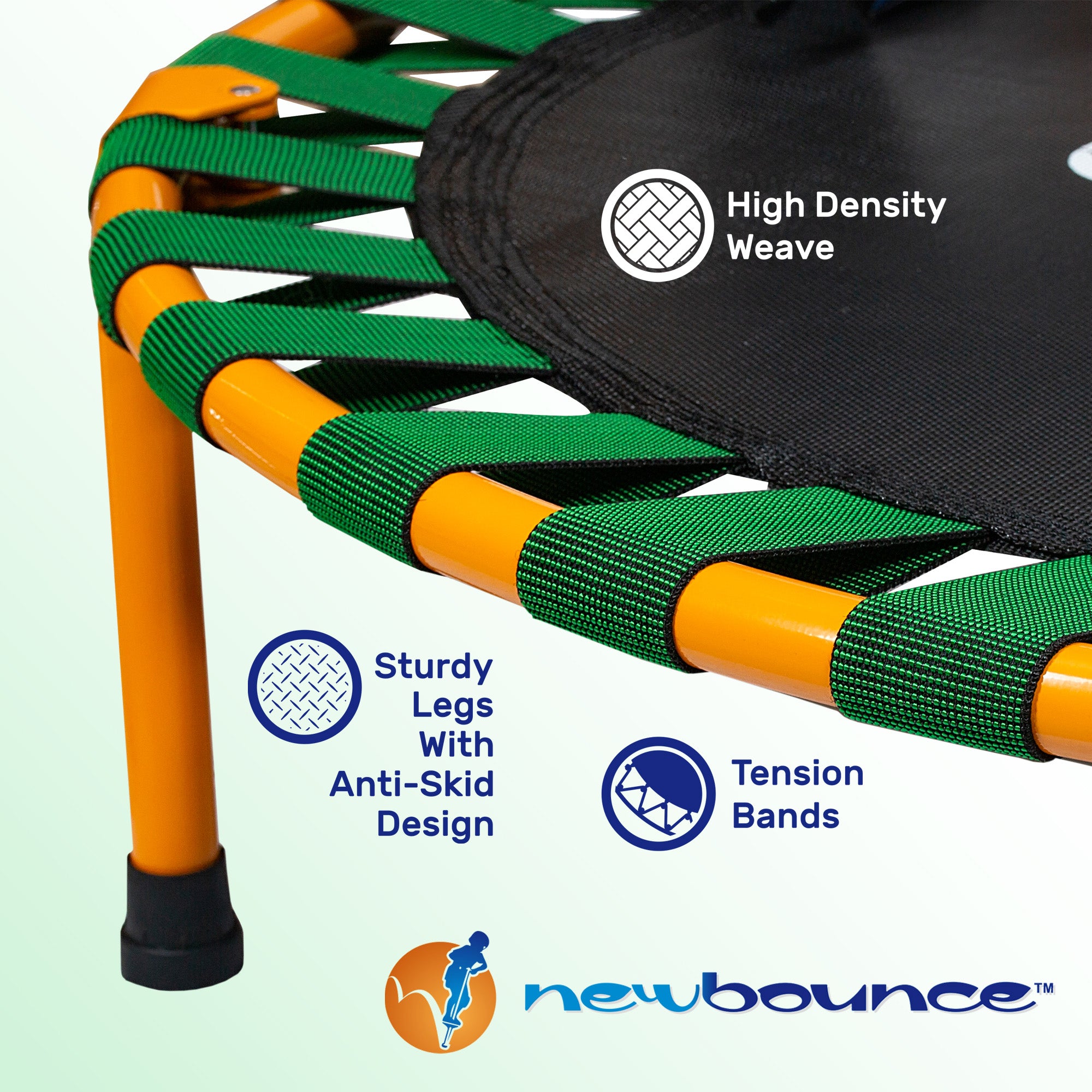 Foldable Mini Trampoline with Handlebar L620