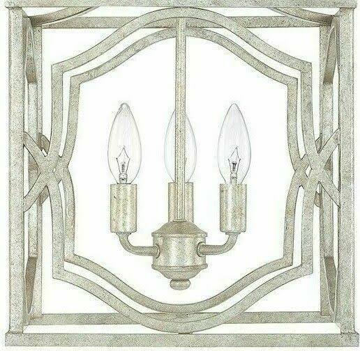 Antique Silver 3 Light Foyer M377939