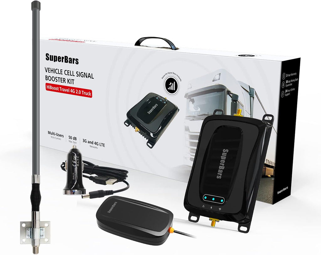 Cell Phone Signal Booster with 2 Indoor Antennas U8290