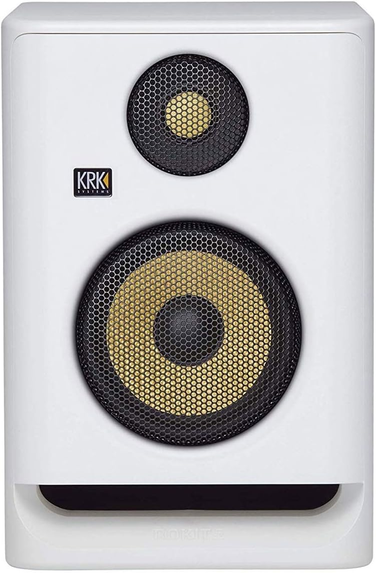 8'' Powered Studio Monitoring Speakers White H443